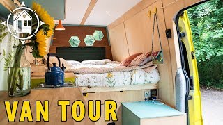 Adorable Van Conversion for Adventure in Great Britain [upl. by Weidar]