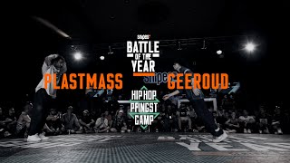 Plastmass vs Geeroud  1vs1 Top 16  Hip Hop Pfingstcamp X Snipes BOTY CE 2019 [upl. by Asenad174]