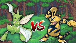 Scyther vs Electabuzz Who Would Win Pokemon Battle [upl. by Dibb]