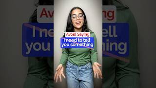 Avoid Saying  ‘I want to tell you’  Stop Basic English englishphrases learnenglish speakenglish [upl. by Laurel]