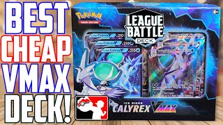 Best Pokemon Starter Deck of 2022 Ice Rider Calyrex VMAX League Battle Deck [upl. by O'Callaghan]