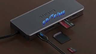 Simplify Your Workflow with the Getatek USB C Hub 7 in 1 Adapter Multiport Adapter for MacBook Pro [upl. by Suhpesoj]