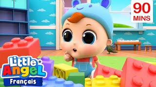 Mes blocs de constructions  Comptines avec Bébé Louis  Little Angel Français [upl. by Lorianne118]