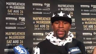 Floyd Mayweather Gervonta Davis Seconds After Presser In NY Talk Conor McGregor [upl. by Athey]