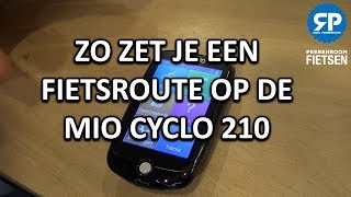 ZO ZET JE EEN FIETSROUTE OP DE MIO CYCLO 210 [upl. by Inalial764]