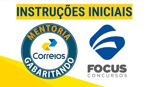 INSTRUÇÕES MENTORIA GABARITANDO CORREIOS [upl. by Ytsud]