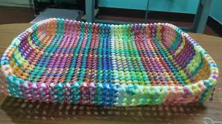 basket wire making tray model multi colour measurement vedio [upl. by Angi]