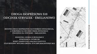 S10 Bydgoszcz  Emilianowo  wycinka drzew styczeń 2024 [upl. by Acilgna]