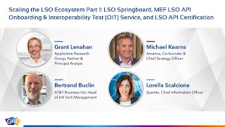 MEF GNE  2 October  LSO Global Summit  Scaling the LSO Ecosystem Part 1 [upl. by Suolekcin]