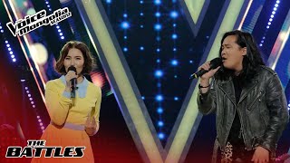 GanErdeneE VS AisauleD  quotFirequot  The Battle  The Voice of Mongolia S2 [upl. by Dniren]