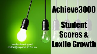 Achieve3000  Student Scores and Lexile Growth [upl. by Yellas]