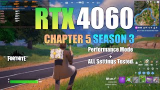 RTX 4060  Fortnite in 2024  All Settings Tested [upl. by Gaige]