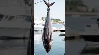 HUGE BLUEFIN TUNA BEING WEIGHED IN [upl. by Xuaeb]