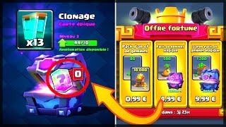 LEGENDAIRES dans les OFFRES  CHANCEUX PACK OPENING BOURREAU  Offre Spéciale Fortune  Clash Royale [upl. by Walt]