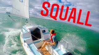 30kt WIND on a 21ft SAILBOAT Sailing Meraki  Ep44 [upl. by Carlye263]