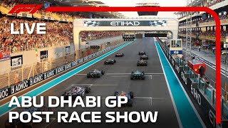 F1 LIVE Abu Dhabi Grand Prix Post Race Show [upl. by Wenoa]