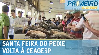 SP quotSanta Feira do Peixequot volta na CEAGESP após 4 anos  Primeiro Impacto 270324 [upl. by Larson]