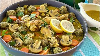 Tajine De Poulet aux Olives 🇩🇿Santé Économique et Divin [upl. by Uke]