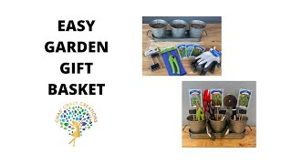 Easy Garden Gift Basket DIY [upl. by Aurelius419]