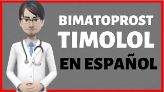 BIMATOPROST TIMOLOL bimatoprost timolol para que sirve bimatoprost 03 mg timolol 5 mg [upl. by Nosle]