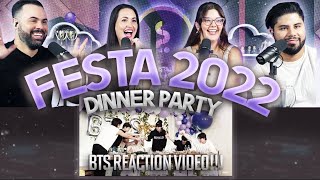 BTS quotFesta 2022 Dinner Partyquot Reaction  PART 1 So much we didnt know 😳  Couples React [upl. by Mcnully]