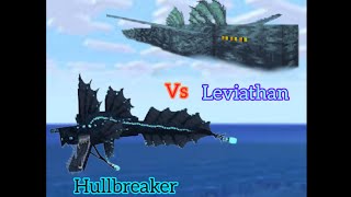 Minecraft Mobs Battle Leviathan VS Hullbreaker 002 [upl. by Rehpotirhc]