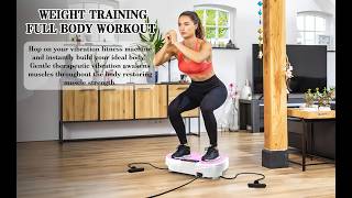 saveyour Vibration Plate Exercise Machine Effective Gentle and Versatile FullBody Workout Solution [upl. by Randee]