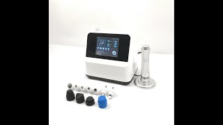 Biotronix Solution Forever Multihead shockwave therapy device white touch panel ESWT system [upl. by Kotto]