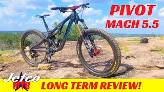 PIVOT MACH 55 CUSTOM BUILD  Bike Check amp Long Term Review [upl. by Critta]