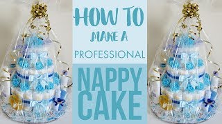 How To Make A Professional Nappy Cake [upl. by Daloris318]