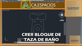 COMO DIBUJAR UNA TAZA DE BAÑO WC COMO BLOQUE AUTOCAD PARA TUS PROYECTOS [upl. by Holmann]