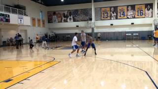 Stephen Curry pickandroll drills w Steve Nash [upl. by Itra]