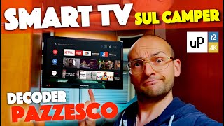 Smart TV in camper  questo decoder è pazzesco 12v [upl. by Arrol]