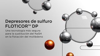 Una tecnología más segura para la sustitución del NaSH en la flotación del molibdeno FLOTICOR™ DP [upl. by Nidya939]