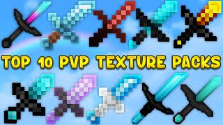 TOP 10 NEW BEST PvP TEXTURE PACKS 189 [upl. by Mikal]