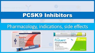 PCSK9 Inhibitors  How do they work Pharmacology Indications Side effects [upl. by Yreffoeg]