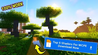 Top 5 Best Shaders For Minecraft Pe 119  Shaders For Mcpe Minecraft PeBe minecraft [upl. by Caril]