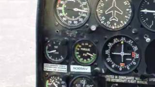 Starting up a Hughes 369C  MD500 Turbine Helicopter  close view of guages [upl. by Emmit]