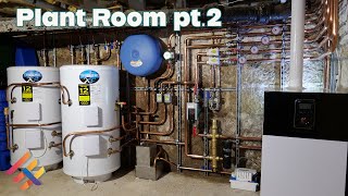 Plant room pt2  Twin unvented cylinders [upl. by Amal]