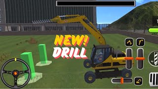 Construction Game 🏗️  Tractor 🚧  Truck Bulldozer  Drill [upl. by Alvina704]