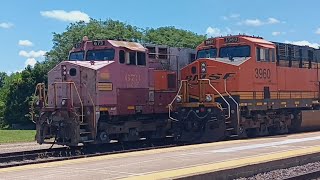 Galesburg Illinois Railroad Days Railfaning 62724 [upl. by Malo920]