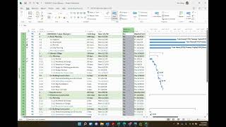 Waterfall and agile In Microsoft Project [upl. by Annocahs]