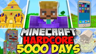 I Survived 5000 DAYS In Minecraft Hardcore FULL MOVIE [upl. by Sirahs]