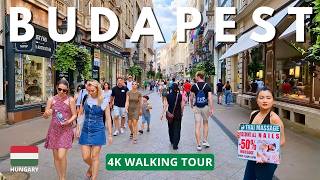 Budapest Hungary 4K Walking Tour  Exploring the Heart of the City [upl. by Johannessen]