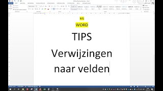 MS Word Waarden van formulieren herhalen [upl. by Irfan]