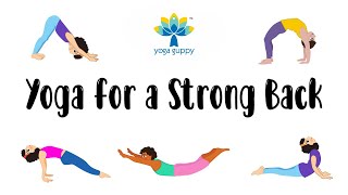 Yoga for Strong Back for Kids  Backbends to Improve Posture  Yoga for Children  Yoga Guppy [upl. by Peednas]