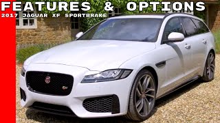 2017 Jaguar XF Sportbrake Features amp Options [upl. by Yennek919]