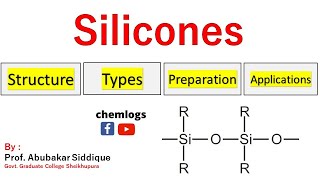 Silicones  Structure  Types  Preparation  Applications [upl. by Dibri]