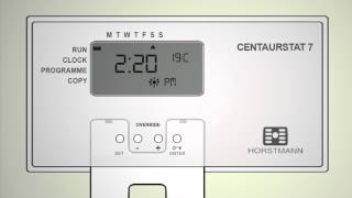 Video How to manually set your Horstmann thermostat [upl. by Bartholomeus]