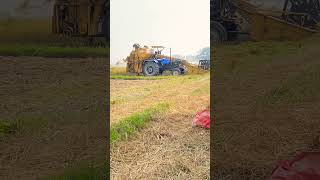 dhan sonalika 60hp khesari bhojpuri song minicombine harvestar combine combine [upl. by Meghan711]